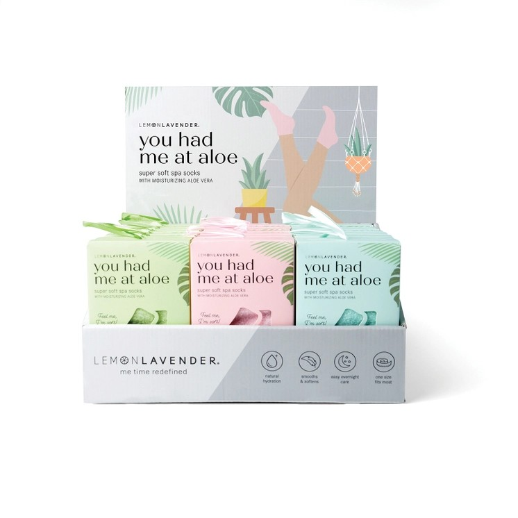 Aloe Infused Spa Socks