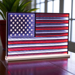 American Flag Infinity Light