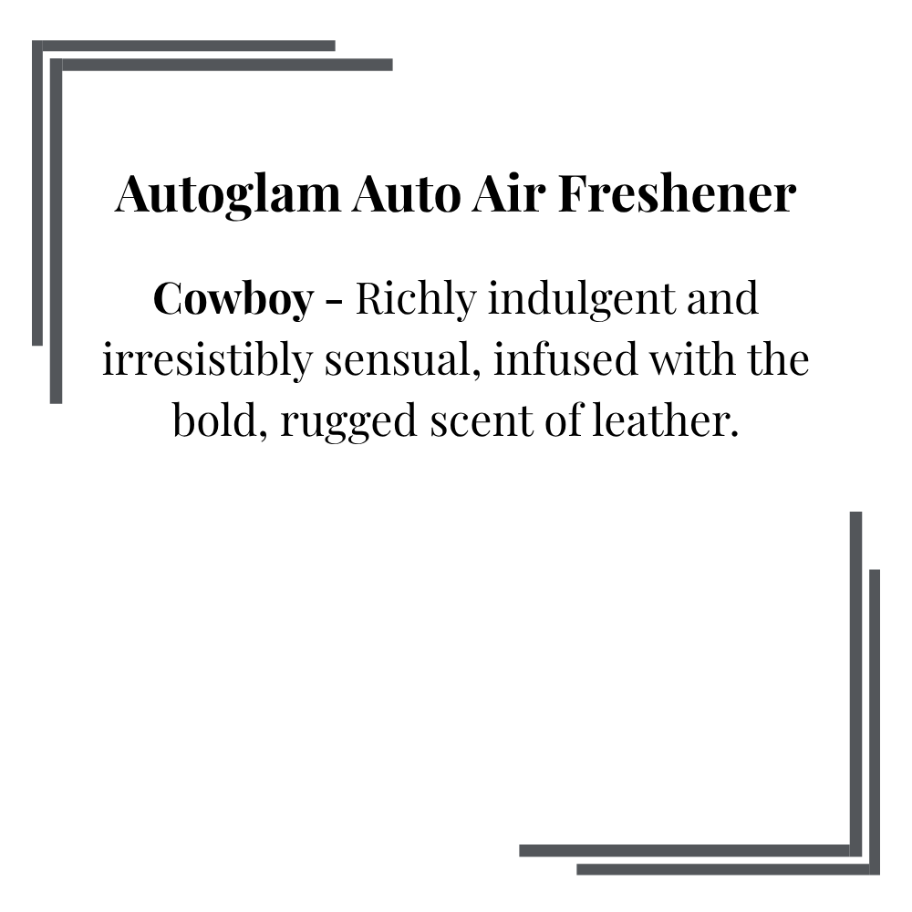 Autoglam Auto Air Freshener | Cowboy