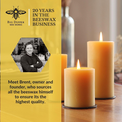 Beeswax Pillar Candle