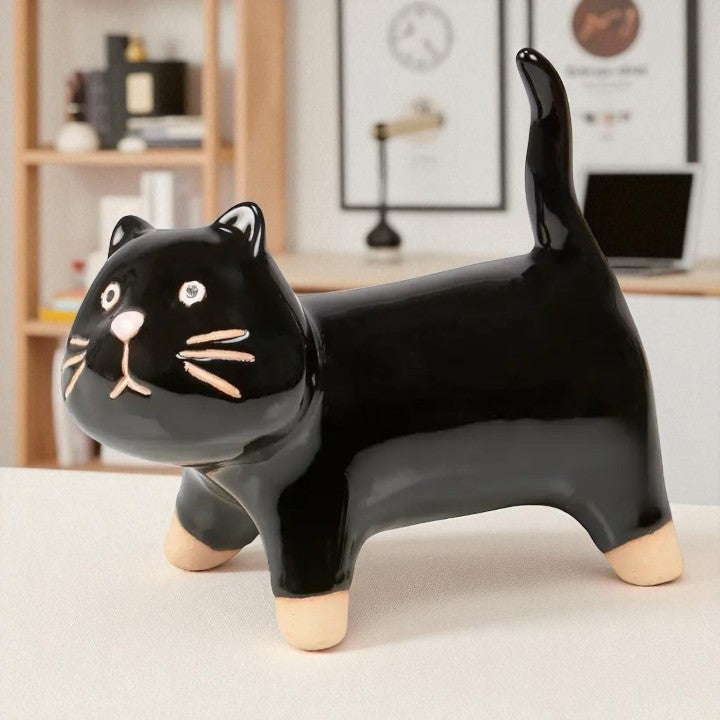 Black Cat Figurine
