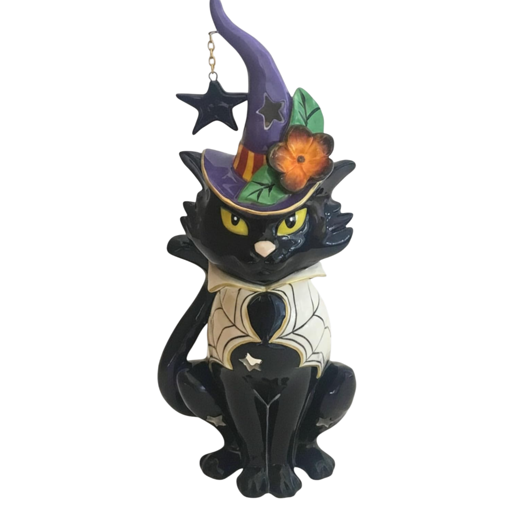 Black Cat Tealight Holder