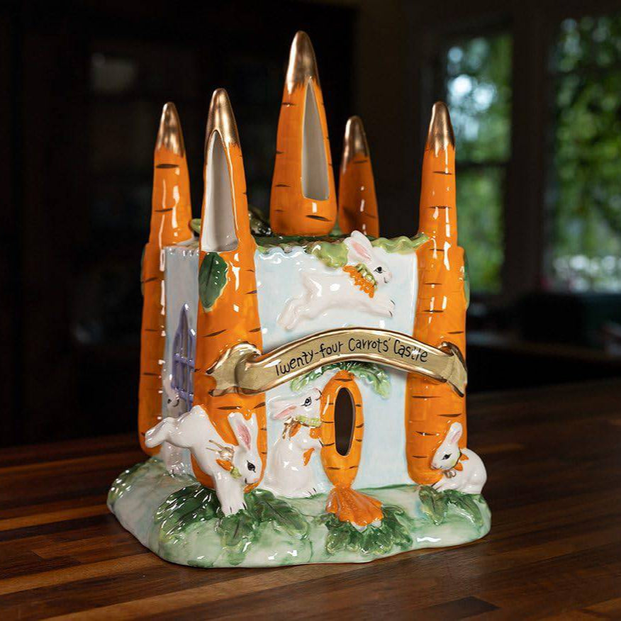 Blue Sky Clayworks Carrot Castle Candle House