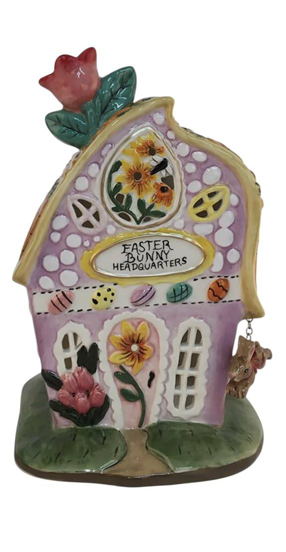 Blue Sky Clayworks Easter Bunny Headquarters Candle House