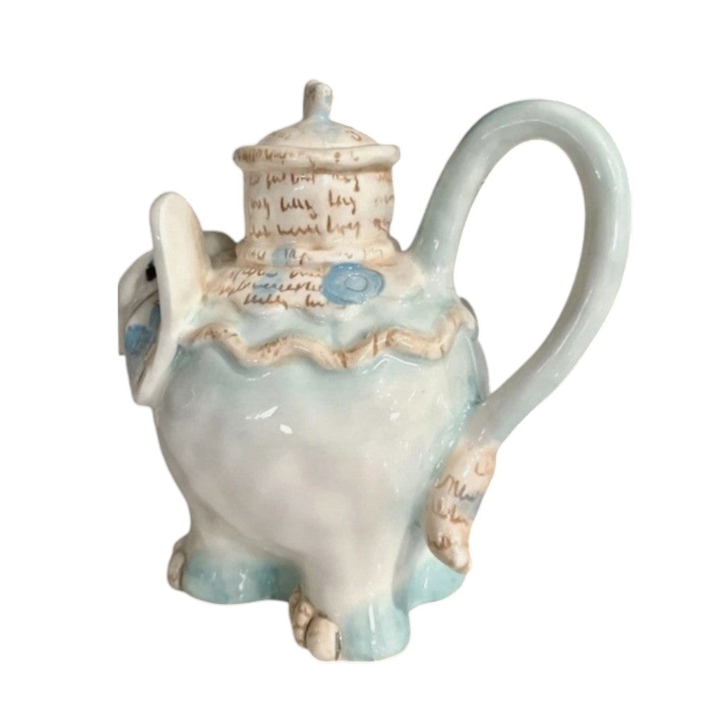 Blue Sky Clayworks Elephant Teapot