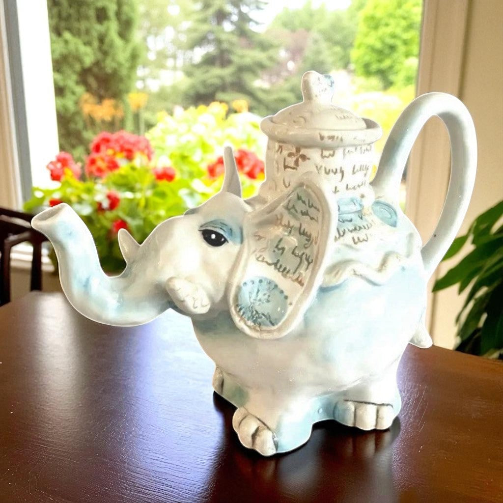 Blue Sky Clayworks Elephant Teapot