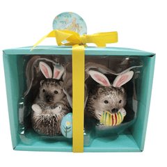 Blue Sky Clayworks Hedgehogs Salt and Pepper Shaker Set