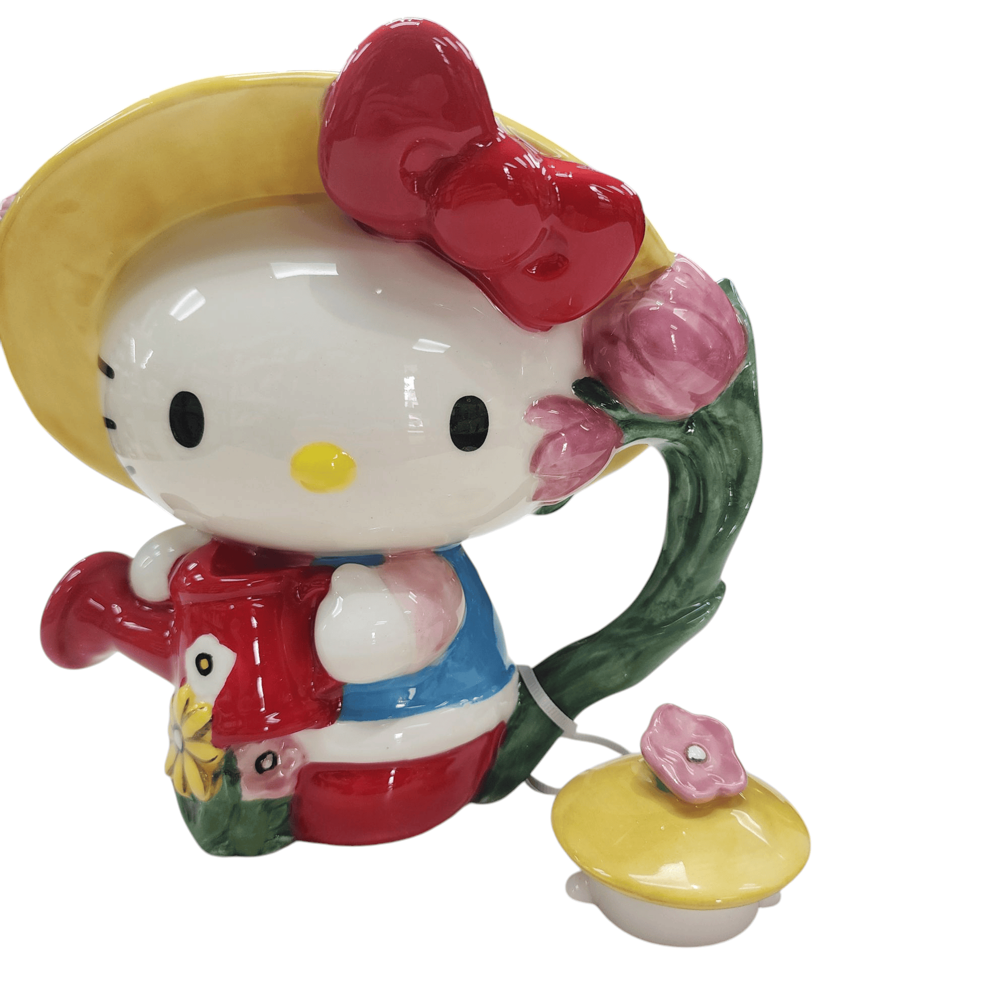 Blue Sky Clayworks Hello Kitty Gardening Teapot