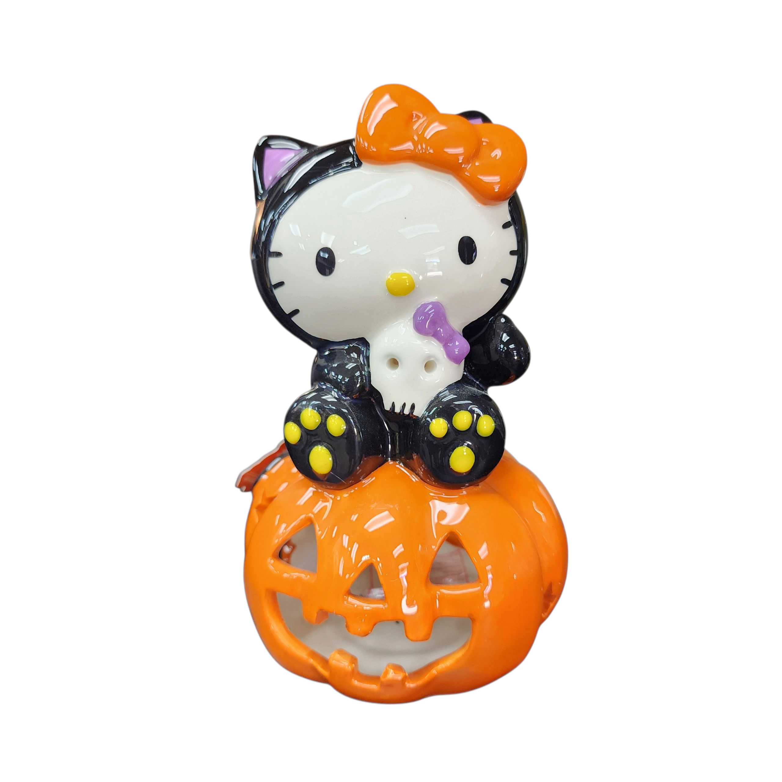 Blue Sky Clayworks Hello Kitty Halloween Tealight Holder