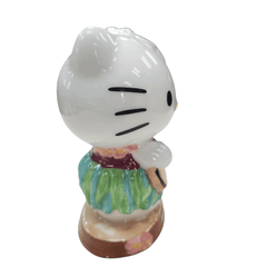 Blue Sky Clayworks Hello Kitty Hula Hula Hawaiian Figure with Ukulele