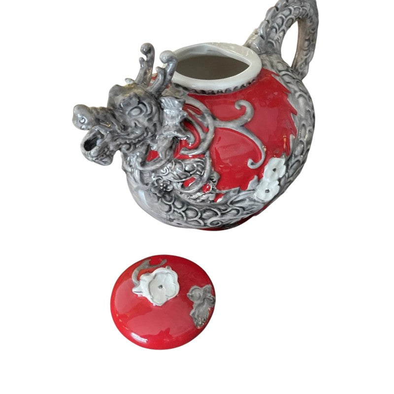 Blue Sky Clayworks Red Dragon Teapot