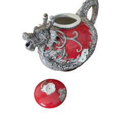 Blue Sky Clayworks Red Dragon Teapot