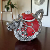 Blue Sky Clayworks Red Dragon Teapot