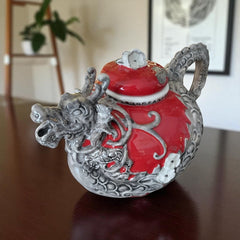 Blue Sky Clayworks Red Dragon Teapot