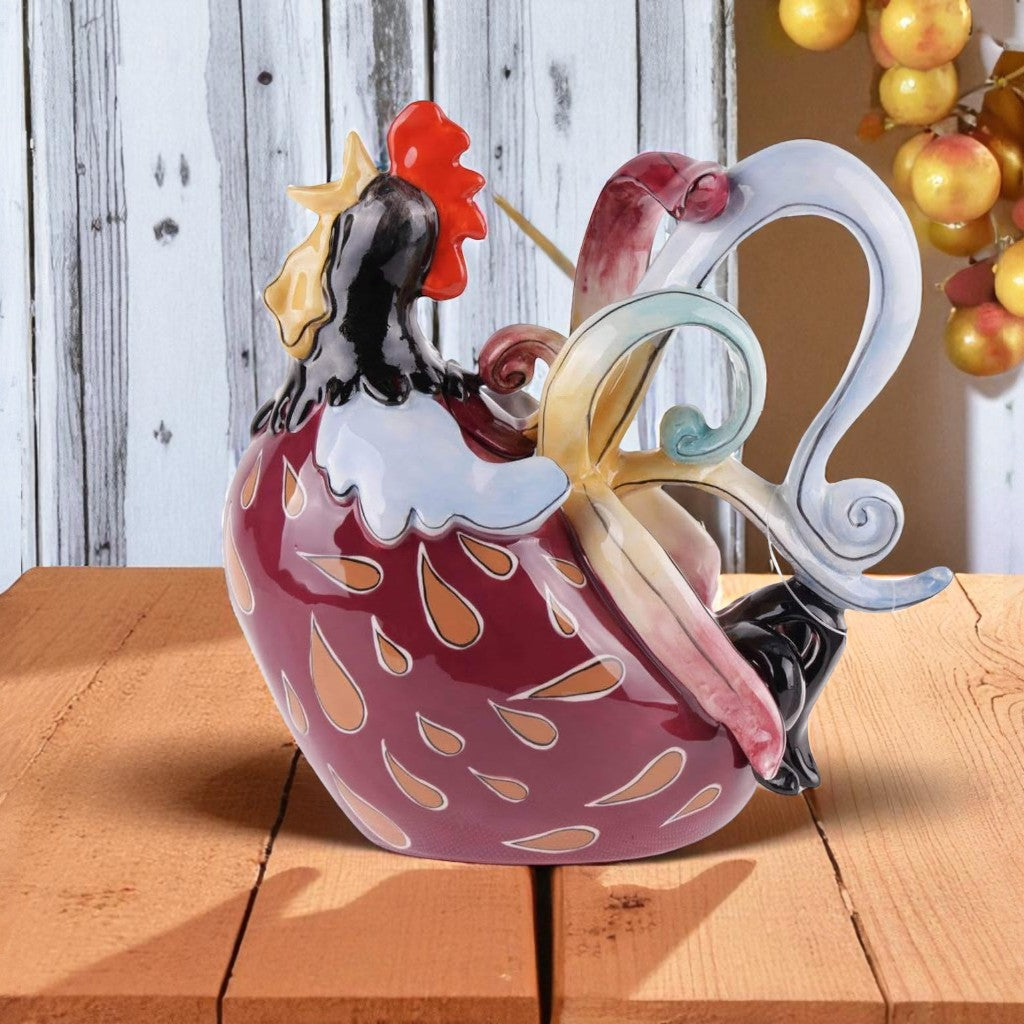 Blue Sky Clayworks Rooster Teapot | Diggory Basso