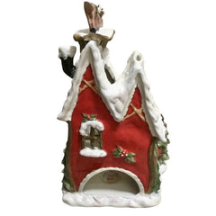Blue Sky Clayworks Rudolphs Flight School Candle House