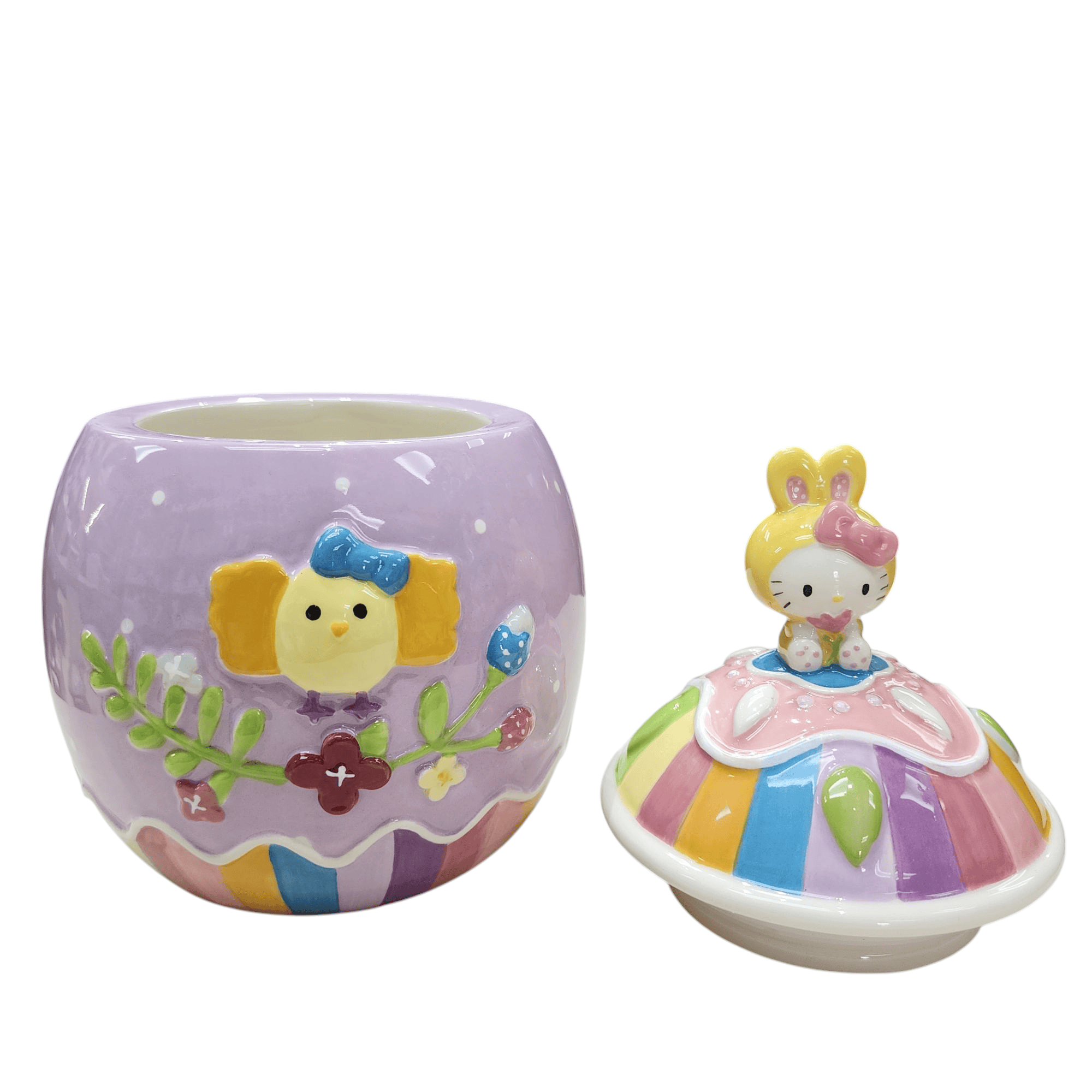 Blue Sky Clayworks Sanrio Hello Kitty Easter Egg Cookie Jar