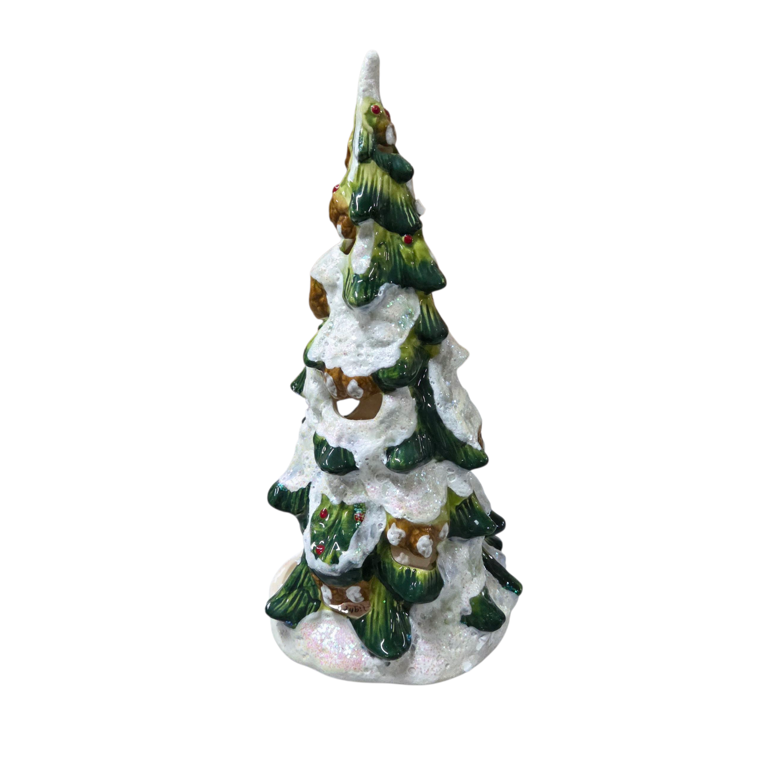 Blue Sky Clayworks Snowtree Tealight Holder Candle House