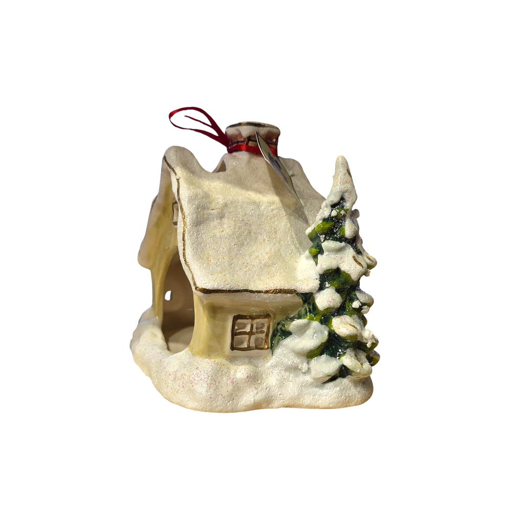 Blue Sky Clayworks Snowy Candle House