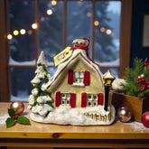 Blue Sky Clayworks Snowy Candle House