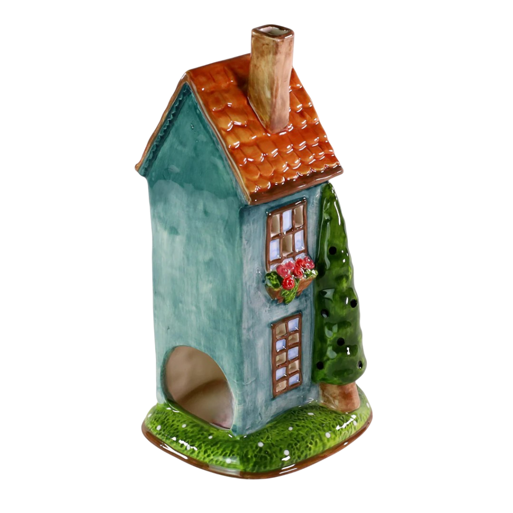Blue Sky Clayworks Spring Cottage Candle House