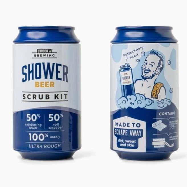 Brodeo Drive Shower Beer Scrub Kit