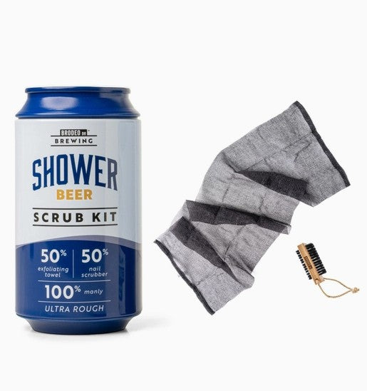 Brodeo Drive Shower Beer Scrub Kit