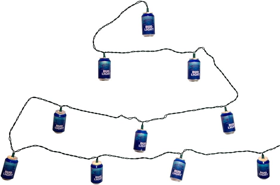 Bud Light Beer Can String Lights