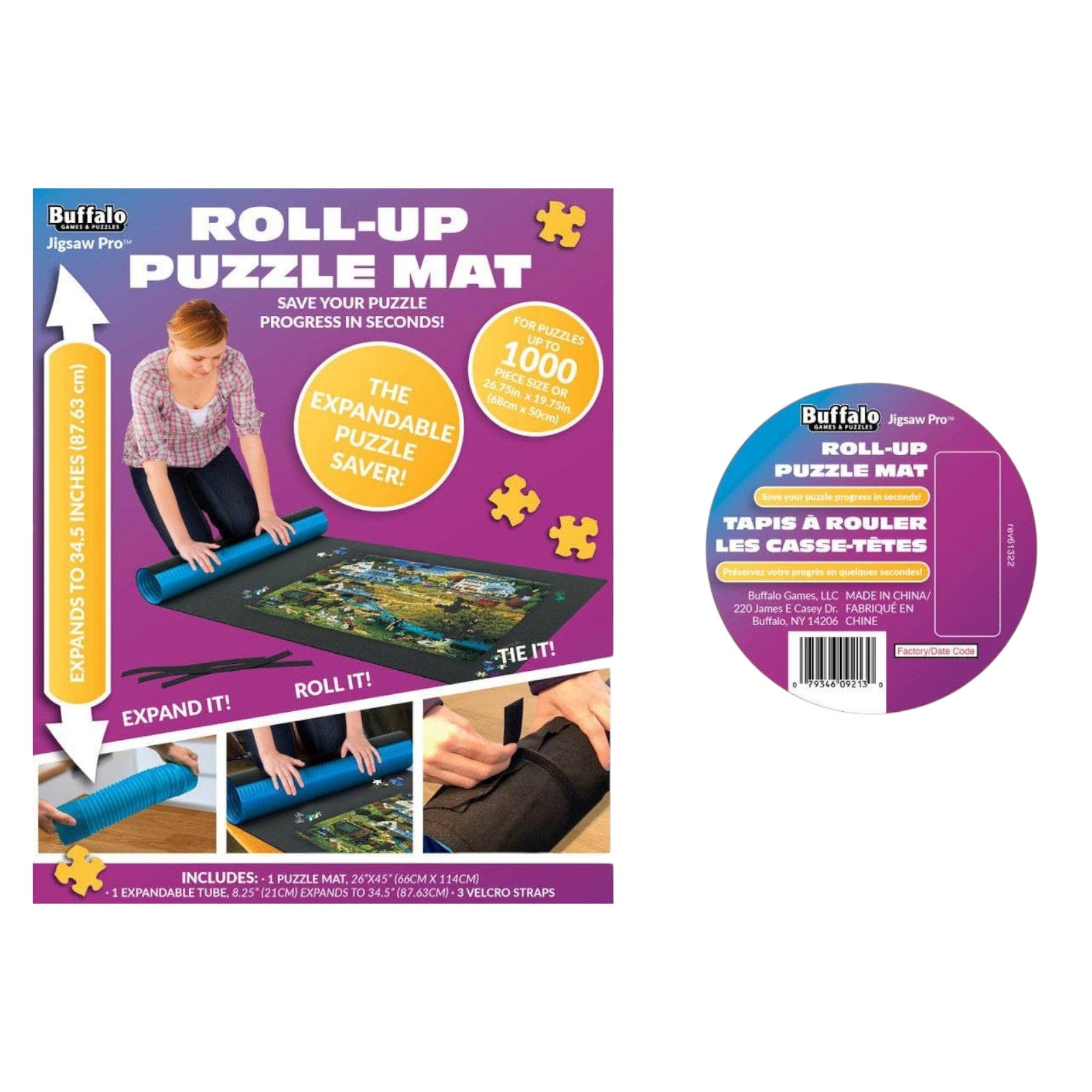 Buffalo Games Jigsaw Pro Roll-Up Puzzle Mat