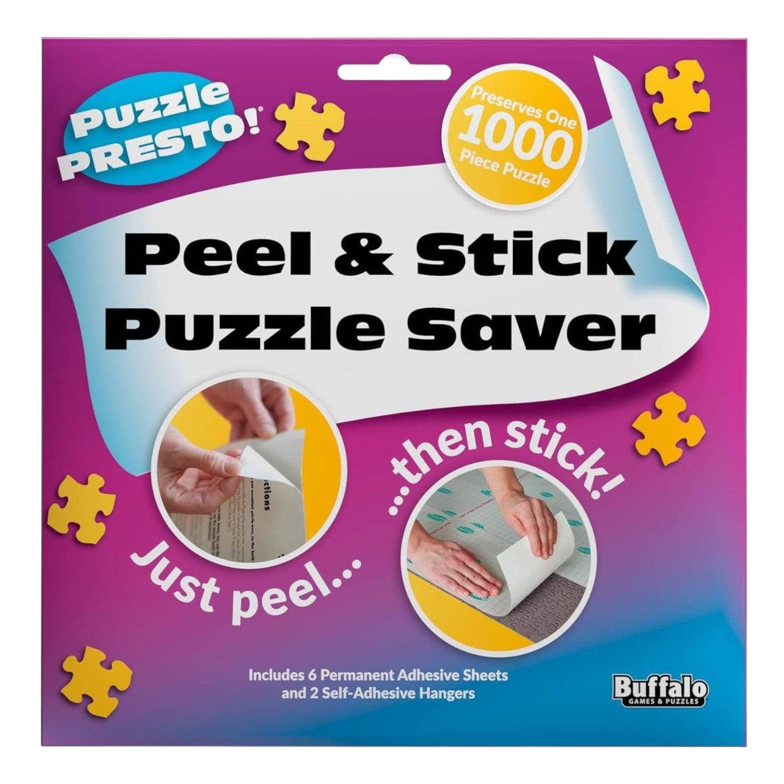 Buffalo Games Puzzle Presto Peel And Stick Puzzle Saver