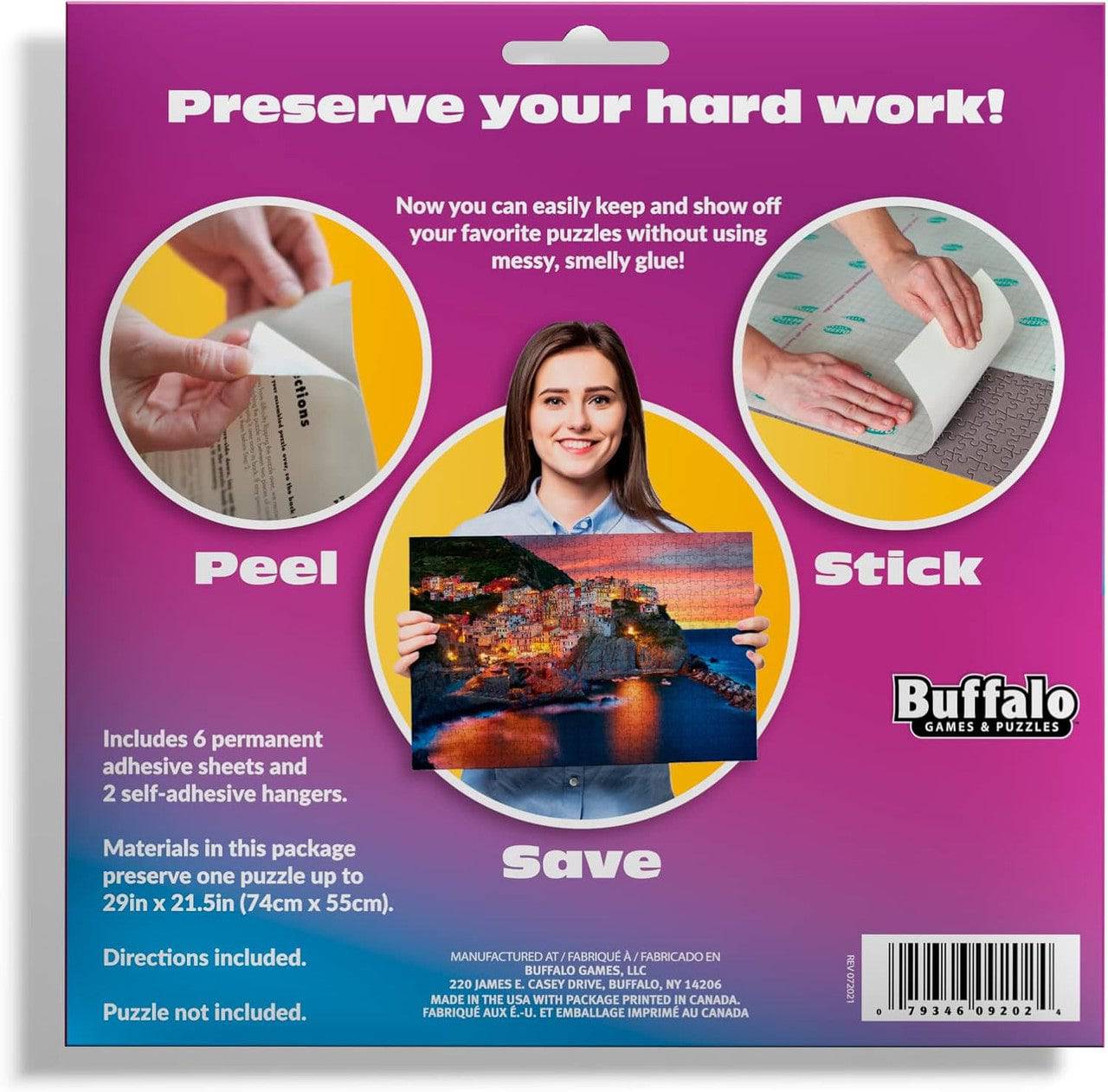Buffalo Games Puzzle Presto Peel And Stick Puzzle Saver
