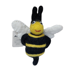Bumblebee Finger Puppet | Handcrafted Felt Figure