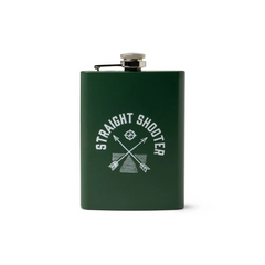Bunk House On The Rockies Stainless Steel Flask