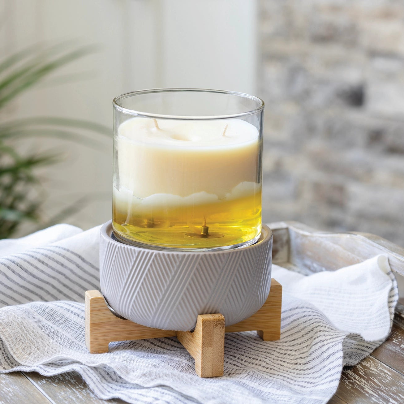 Candle Warmers | Candle Wax Warmer | Wooden Pedestal