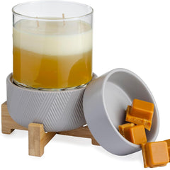 Candle Warmers | Candle Wax Warmer | Wooden Pedestal