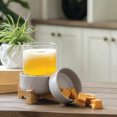 Candle Warmers | Candle Wax Warmer | Wooden Pedestal