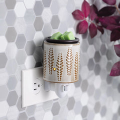 Candle Warmers | Pluggable | Wheat & Ivory Flip Dish