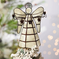 Capiz Angel Tree Topper