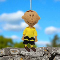 Charlie Brown Ornament | Handcrafted Felt Hanging Decor