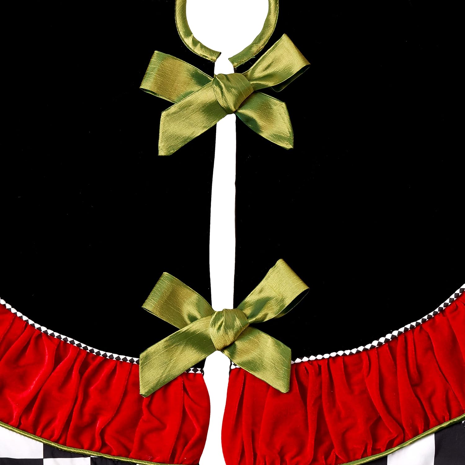 Checkered Christmas Tree Skirt