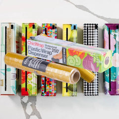 ChicWrap Plastic Wrap Refill Roll - 12 Inch X 250 Feet - Professional Grade