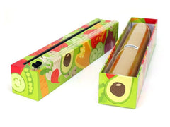 ChicWrap Refillable Plastic Wrap Dispenser for Kitchen with One Roll Included