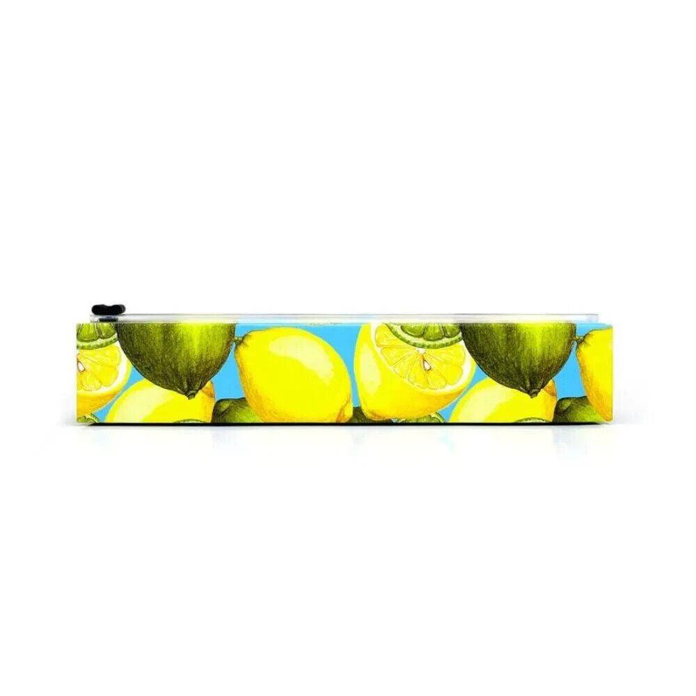 ChicWrap Refillable Plastic Wrap Dispenser for Kitchen with One Roll Included