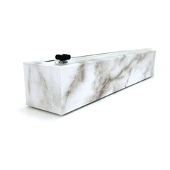 ChicWrap Refillable Plastic Wrap Dispenser for Kitchen with One Roll Included