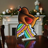 Chick With Easter Egg Infinity Light 23.5"H