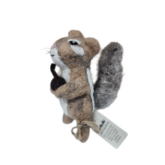 Chipmunk Finger Puppet | Handcrafted Felt Figure