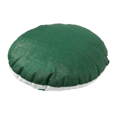 Christmas Embroidered Poinsettia Accent Pillow