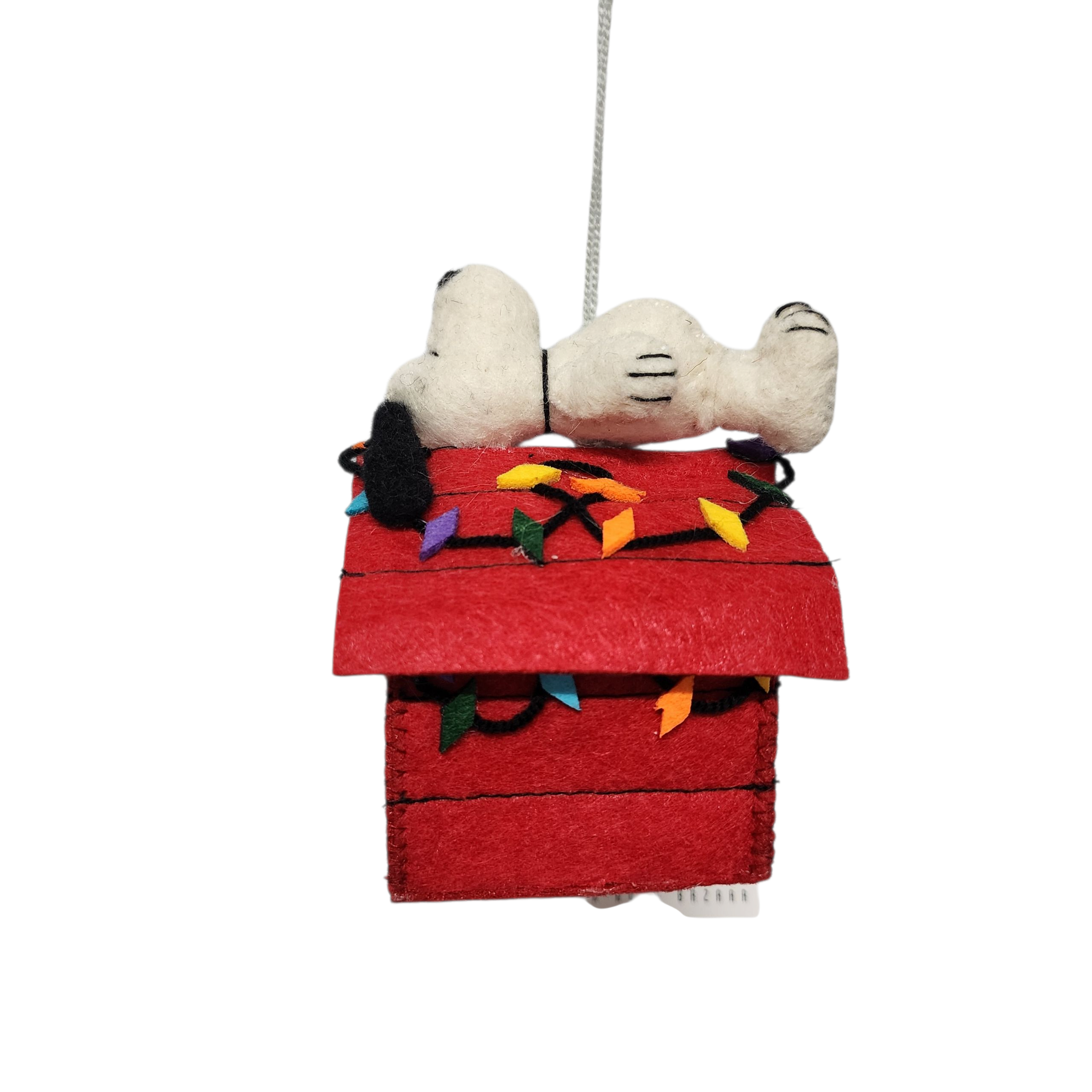 Christmas Snoopy Ornament | Handcrafted Felt Hanging Decor