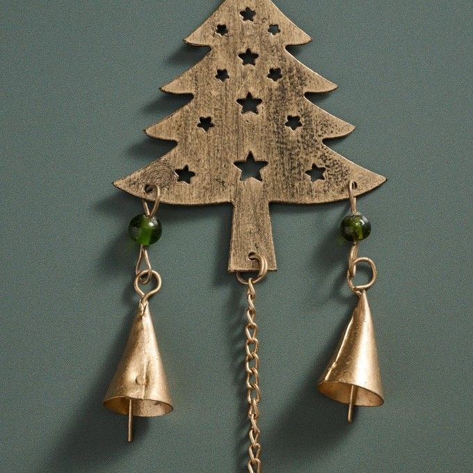 Christmas Tree Iron Wind Chime