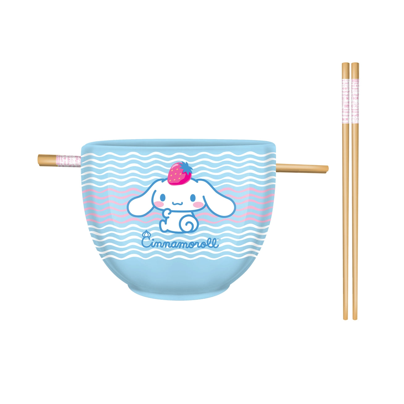 Cinnamoroll Strawberry Ramen Bowl with Chopsticks 20 oz | Hello Kitty
